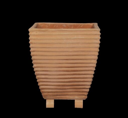 Ghiveci ceramic pentru flori lucrat manual Tzarogeni A Cod: 77a